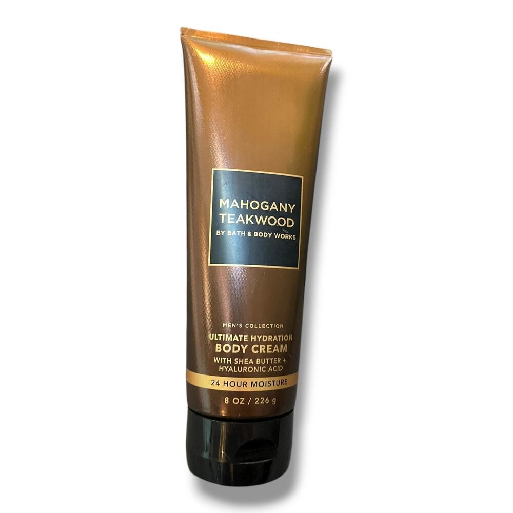 Bath & Body Works Mahogany Teakwood Ultimate Hydration Body Cream 8 oz - Picture 8 of 8